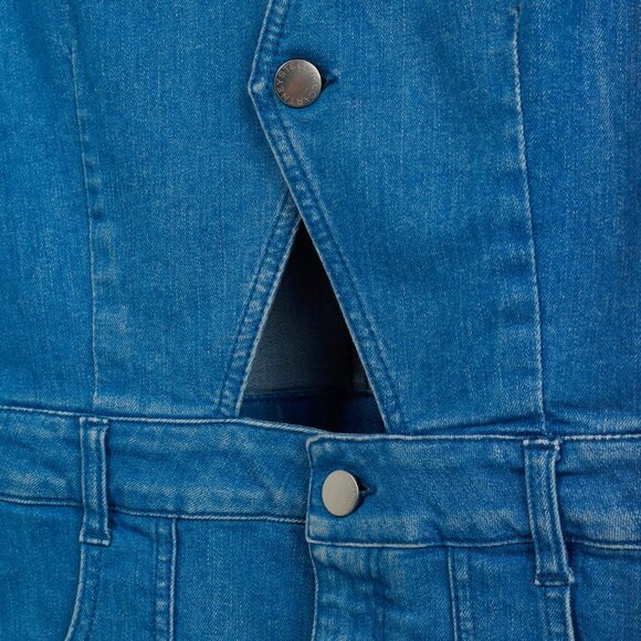 Stella McCartney Resort 2015 Blue Denim Cut-Out Playsuit - Picture 7 of 9